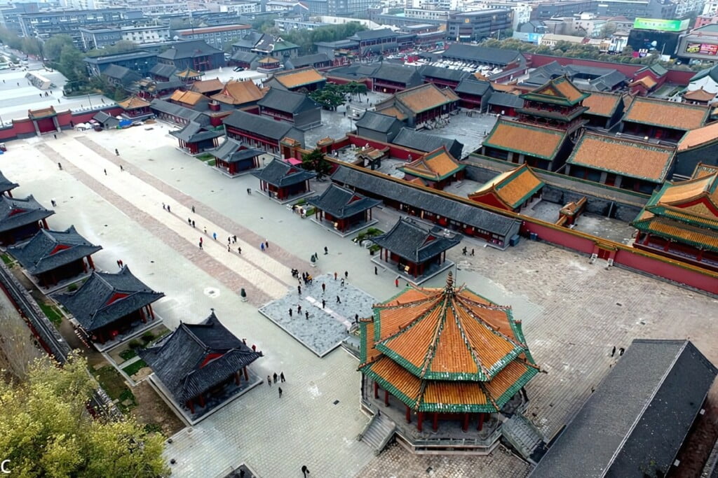 Aerial View of Shenyang Imperial Palace