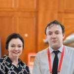 Pictured at the 10th anniversary of China Queen's College on September 9th, 2024: Kerry Curran, Director of the Northern Ireland Bureau in China, alongside Pat McCarthy, Chairman of the Ireland Sino Institute